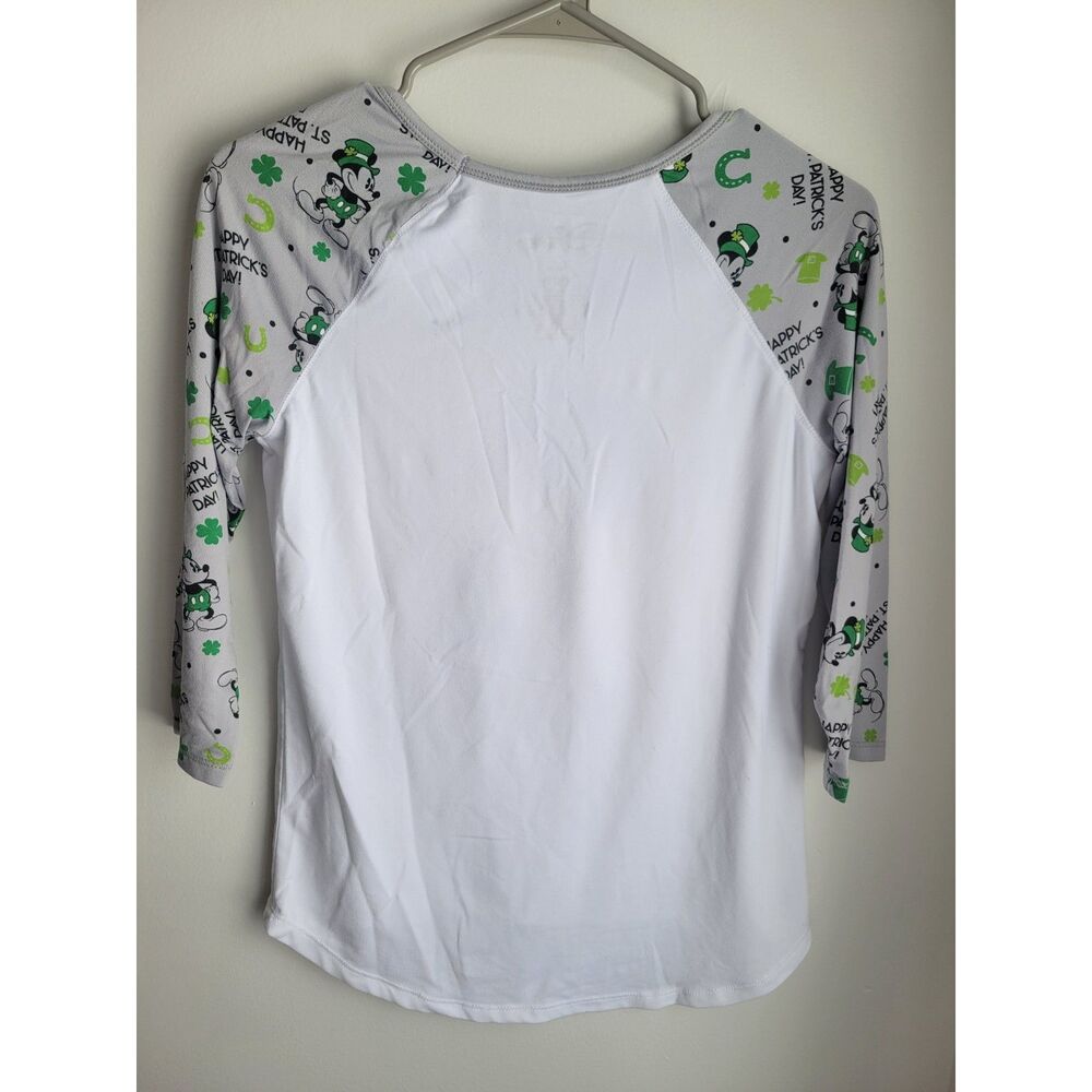 Disney Sleep Shirt Size XS (1) Mickey St Patricks Day Themed - Picture 2 of 4